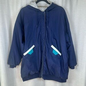 VINTAGE 90s REVERSIBLE JACKET SIZE(OS)